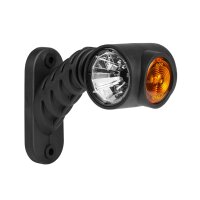 LED Begrenzungsleuchte dunkel links rot-weiß-gelb...