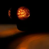 LED dunkle Begrenzungsleuchte gelb, abgewinkelter Griff,...