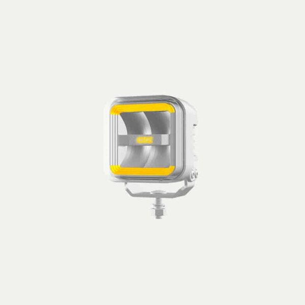 OZZ SQR 3″ Fernscheinwerfer - Dynamisches Positionslicht - Weiß