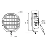 OZZ XR2 LED Fernscheinwerfer 9" | 88102