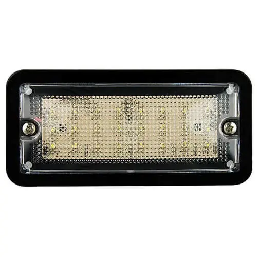 LED Innenbeleuchtung | schwarz | 12v | kaltes weißes Licht | 148BW12
