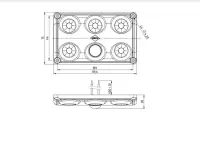 LED Innenleuchte 900lm - 5000K mit Bewegungssensor 12-24v | BBS-1500W