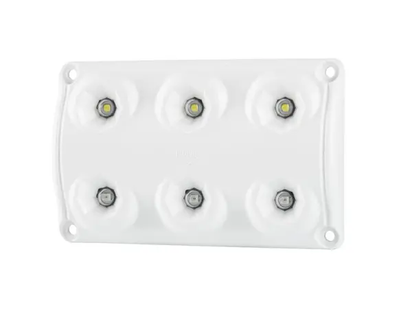 LED Innenleuchte rot(19lm) - weiß(720lm-5000K) 12-24v | BG-1500RW