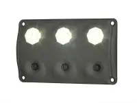 LED Innenleuchte rot(19lm) - weiß(720lm-5000K) 12-24v | BG-1500RW