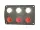 LED Innenleuchte rot(19lm) - weiß(720lm-5000K) 12-24v | BG-1500RW