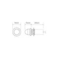 LED-Cockpit-Kontrollleuchte | rot | 12v | PLR-12