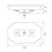 LED Lichtbalken | R65 | 251mm | 10-30v | EQBT251R65A