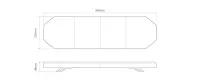 LED Lichtbalken | R65 | 964mm | 12-24v | EQPLB964R65AM