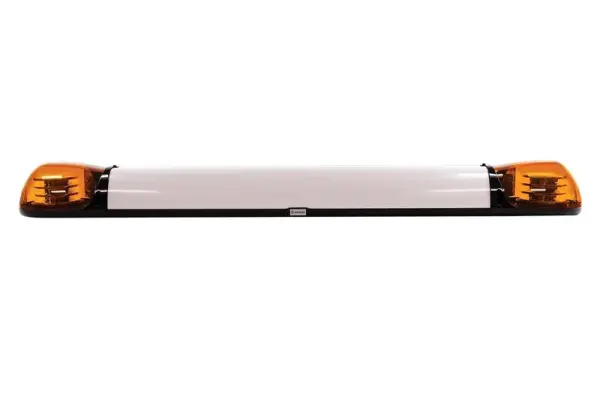 6-Serie R65 LED Warnbalken gelb, weißes Zentrum, 2 Module 1500mm | A6682.100.LDV
