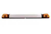 6-Serie R65 LED Warnbalken gelb, weißes Zentrum, 2...