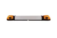 6-Serie R65 LED Warnbalk gelb, Mitte weiß, 2 Module...