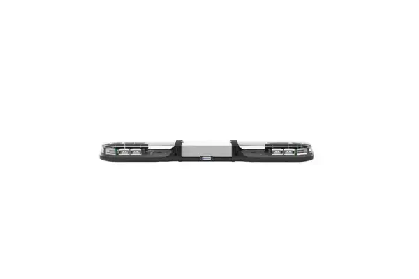 LED-Warnbalken gelb | 13 Serie | ECE-R65 gelb | transparent | weiß Mitte | 1000mm | 16 LE | 13-01004-E