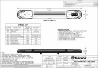 LED gelb | 13 Serie | ECE-R65 gelb | 1500mm | 12 LEDs | 13-00023-E