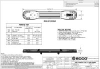 LED gelb | 13 Serie | ECE-R65 gelb | 1250mm | 12 LEDs | 13-00021-E