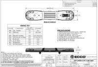 LED gelb | 13 Serie | ECE-R65 gelb | transparent | 1000mm | 12 LEDs | 13-00020-E