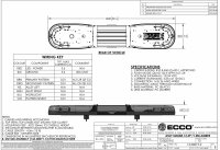 LED gelb | 13 Serie | ECE-R65 gelb | 1000mm | 12 LEDs | 13-00019-E