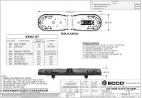 LED gelb | 13 Serie | ECE-R65 gelb | 770mm | 12 LEDs | 13-00017-E