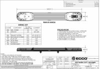 LED gelb | 13 Serie | ECE-R65 gelb | 1500mm | 16 LEDs | 13-00015-E