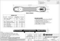 LED gelb | 13 Serie | ECE-R65 gelb | transparent | 1250mm | 16 LEDs | 13-00014-E