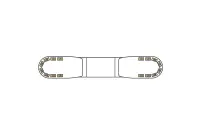 LED gelb | 13 Serie | ECE-R65 gelb | transparent | 1000mm...