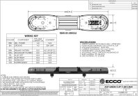 LED gelb | 13 Serie | ECE-R65 gelb | transparent | 1000mm | 16 LEDs | 13-00012-E