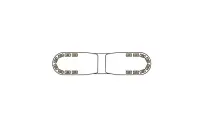 LED gelb | 13 Serie | ECE-R65 gelb | 770mm | 16 LEDs |...