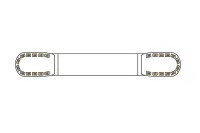 LED gelb | 13 Serie | ECE-R65 gelb | transparent | 1500mm...