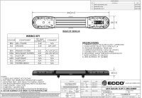LED gelb | 13 Serie | ECE-R65 gelb | 1250mm | 24 LEDs | 13-00005-E