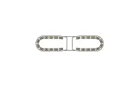 LED gelb | 13 Serie | ECE-R65 gelb | transparent | 770mm...
