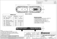 LED gelb | 13 Serie | ECE-R65 gelb | transparent | 770mm | 24 LEDs | 13-00002-E