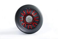 LED-Nebelrückfahrlicht darklook, Chrom 12-24v 5-PIN Einbau