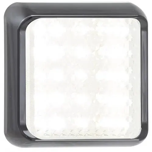 LED-Rückfahrlicht mit schwarzem Rahmen | 12-24v | 40cm Kabel | 80WME