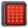 LED Nebelscheinwerfer mit schwarzem Rand | 12-24v | 40cm Kabel | 80FME