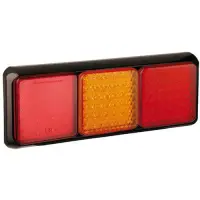 LED Rücklicht mit schwarzem Rand | 12-24v | 40cm...