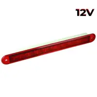 LED-Kombileuchte slimline rote Linse | 12v | 40cm. Kabel...