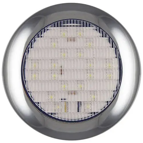 LED-Rückfahrlicht mit Chromrand | 12-24v | 0,15m Kabel | 145WME