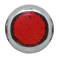 LED Bremslicht, Rücklicht mit Chromrand | 12-24v |...
