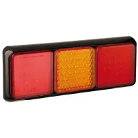 LED Rücklicht mit schwarzem Rand | 12-24v | 40cm...