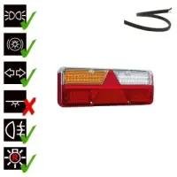 Links | LED-Anhängerbeleuchtung | dynamisches...
