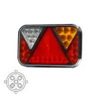 Rechts | LED Rücklicht mit Rückfahrlicht | 12v...