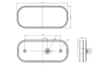 LED Rücklicht mit dynamischem Blinklicht | 12-24v | 5-PIN | VC-2300B5