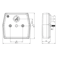 LED Kompakt-Nebelscheinwerfer | 12v | 5-PIN Bajonett | VM-2220B5