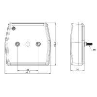 LED kompakter Nebelscheinwerfer | 12v | 100cm Kabel | VM-2220