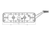 Links | LED-Anhängerleuchte | 24v | Voll-LED | CAN-bus-proof | 7-PIN AMP-Stecker | VC-7011B7
