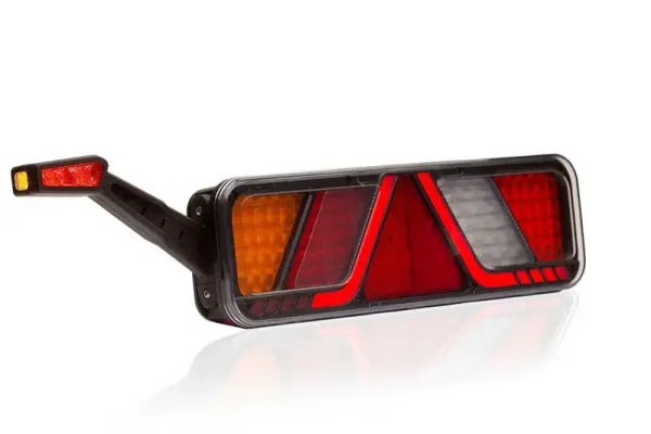 Links | LED-Anhängerbeleuchtung | 24V | Voll-LED | CAN-bus-roof | 2,5m. Kabel | VC-7011