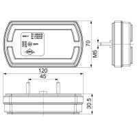 LED Neon Rücklicht kompakt | 12-24v | 1m. Kabel | VC-4100