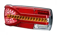 Links | LED Rücklicht dynamisches Blinklicht | 12-24v | 7-PIN AMP-Stecker | V14C7-951B7