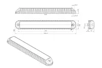 LED slimline Kombileuchte 12-24v 100cm Kabel | VC-4700