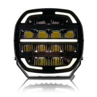 LED Fernscheinwerfer darklook/schwarz 12-24v / 14.000lm