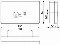 LED Neon Rücklicht links 12-24v 200cm Kabel | VC-5101